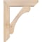 Ekena Millwork Legacy Slat Smooth Bracket w/ Offset Brace, Douglas Fir, 5 1/2"W x 20"D x 24"H BKT0604X20X24LEC06SDF - alternate 3